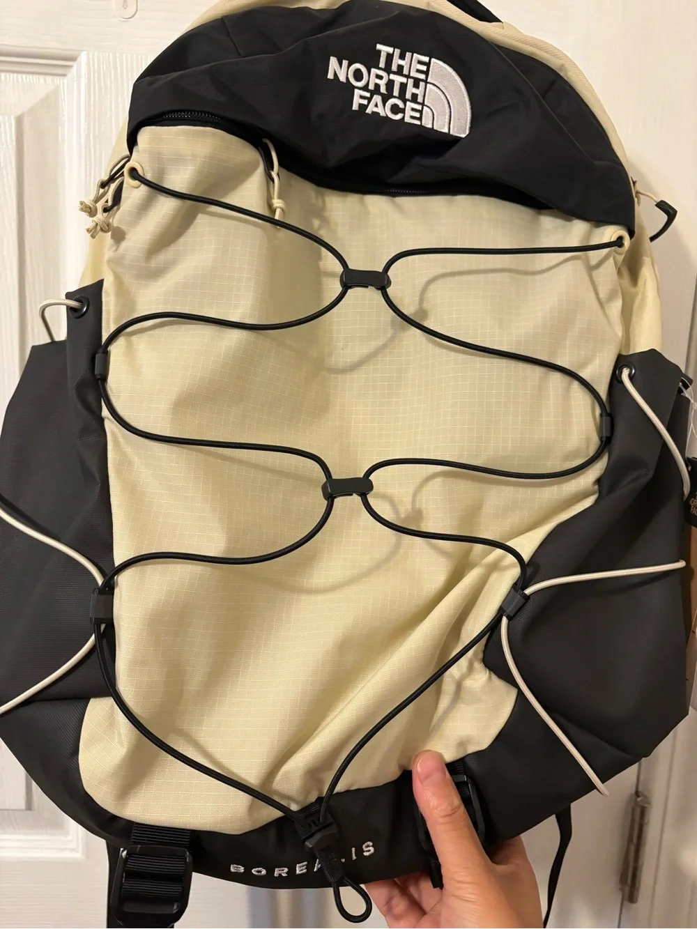 The North Face Men's Two-Tone Black & Cream Backpack